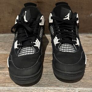 Nike Black and White Mesh Sneakers